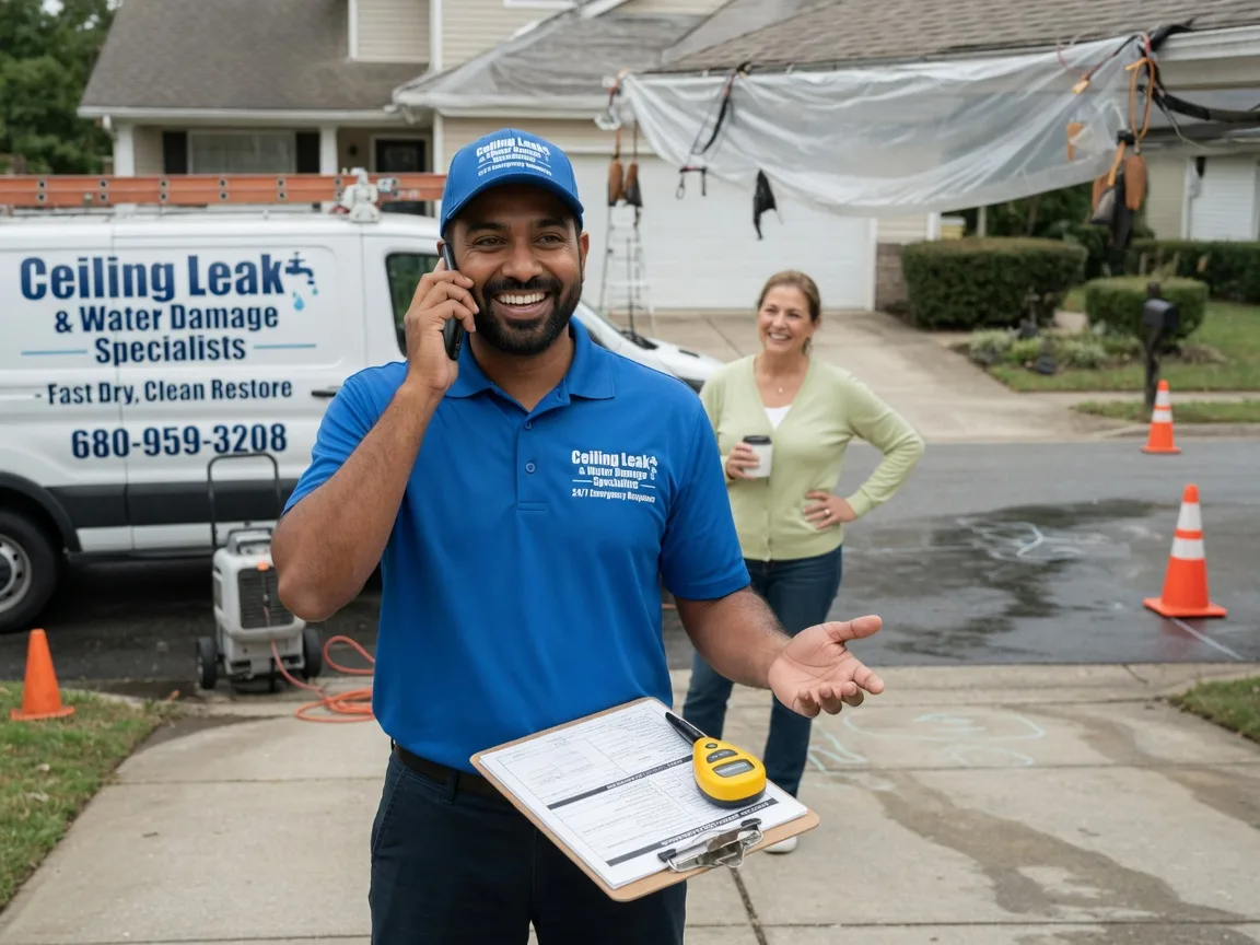Ceiling Leak Cleanup Eight Mile, AL FAQs